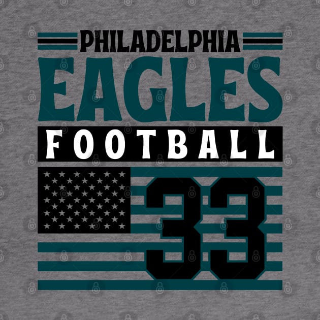 Philadelphia Eagles 1933 American Flag Football by Astronaut.co